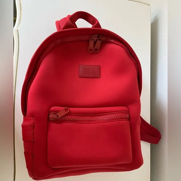 Dagne Dover Red Dakota Backpack Size Medium - Picture 4 of 9